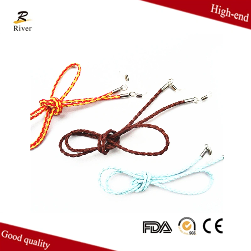 Braid Cow Leather Eyeglass Chain, Sunglass Straps