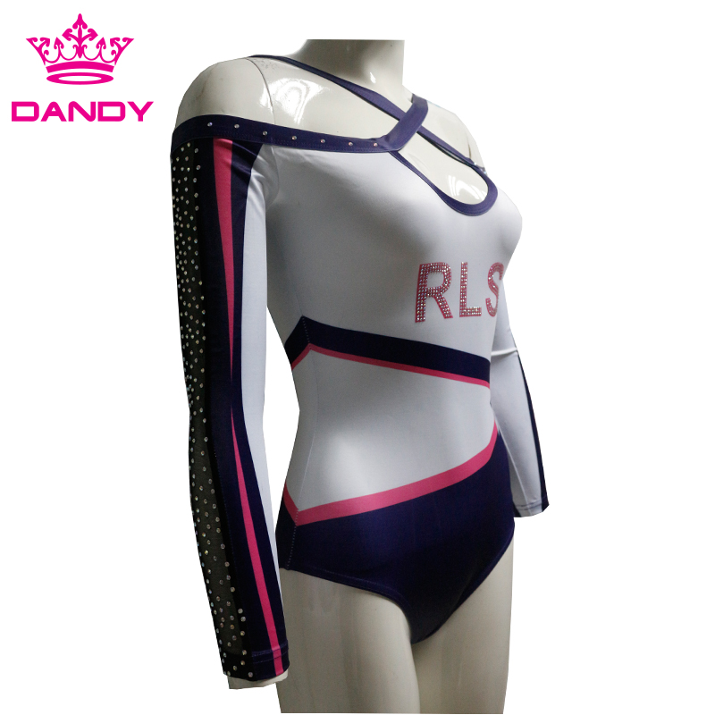 navy dance leotard