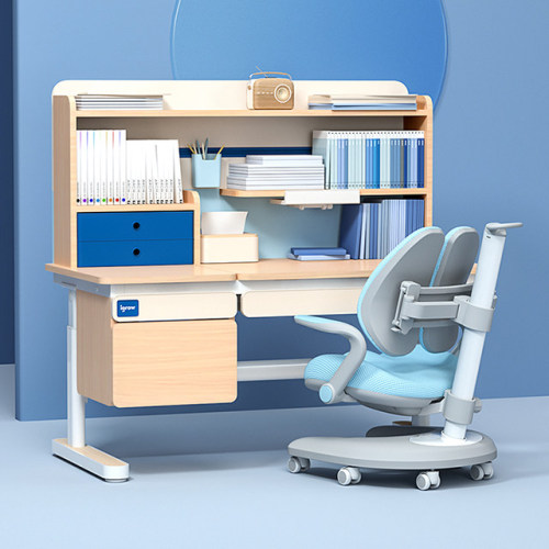 escritorio y silla set de escritorio de estudiante ajustable en el aula