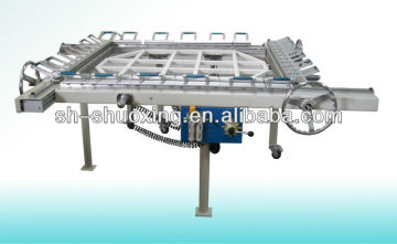 Mechanically mesh stretching machine, screen stretching machine