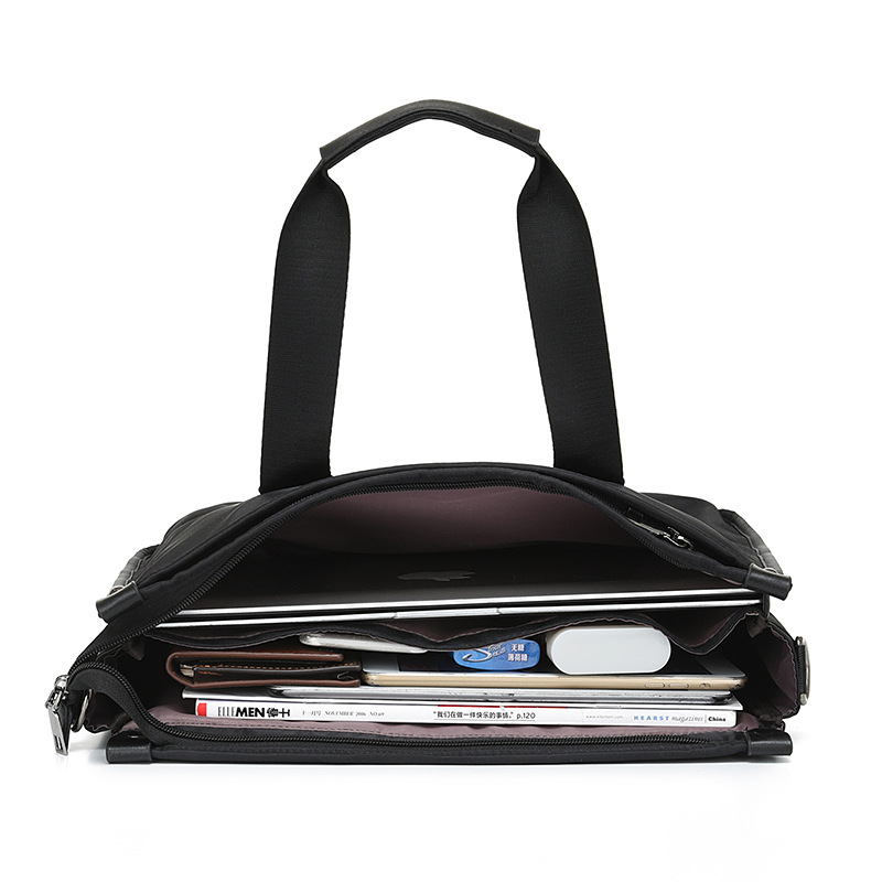 multi-function men's business travel bag 14 inch nylon document bag laptop bag