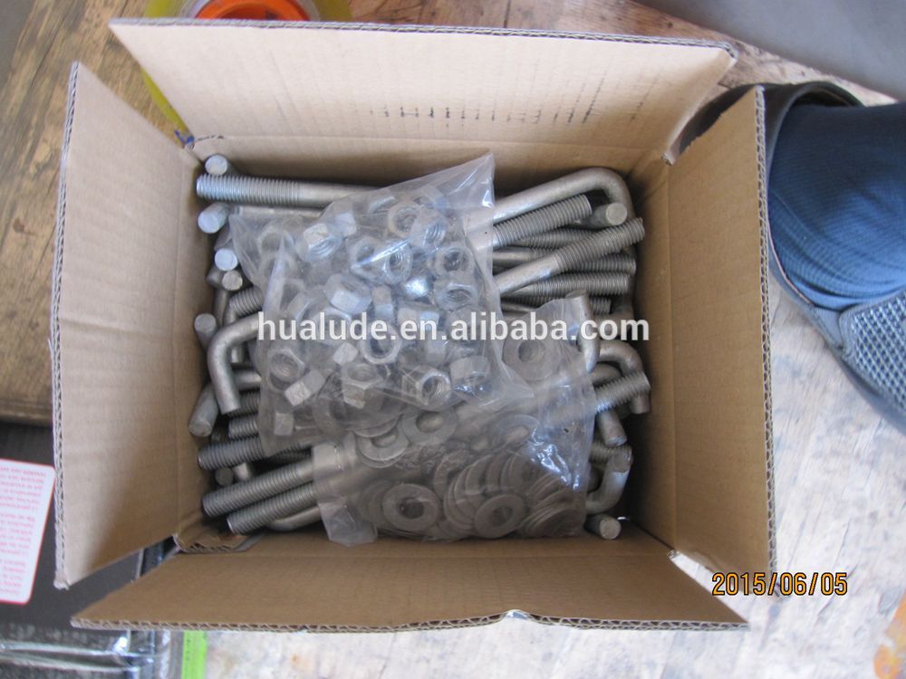 High Quality Carbon Steel Different Types Foundation Bolt/J Type Anchor Bolt