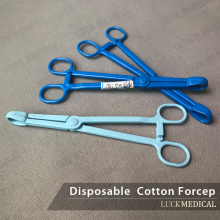 Disposable Plastic Cotton Forceps Tweezers Medical Pincers