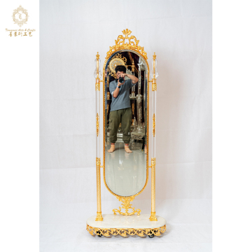 Wholesale Luxury Large Antique Gold Floor Mirrors