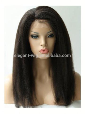 Elegant-wig virgin brazilian full lace wig, indian remy hair wigs with bangs Qingdao factory