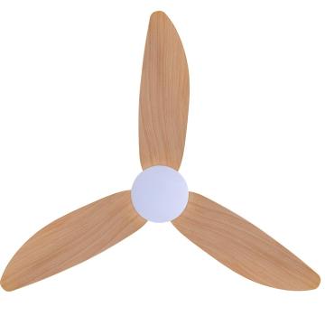 Light-colored ceiling fan for household use
