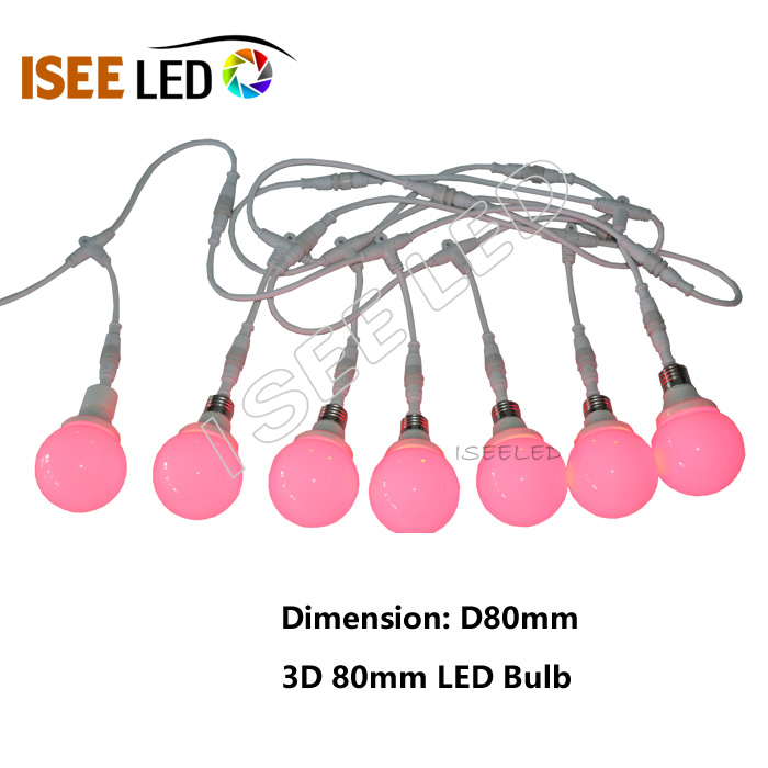 RGB 3D led bulb