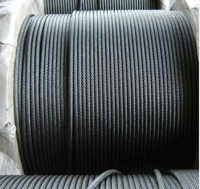 steel towing wire rope ungalvanized 6X36