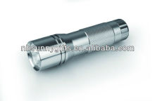 High Quality! Sliver LED Flashlight/High Power Torch/Focus Flashlight