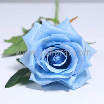 Silk Roses Artificial Blue Roses Long Stem Artificial Silk Roses