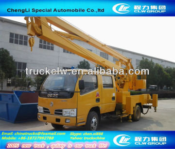 dongfeng 12m high hydraulic platform truck