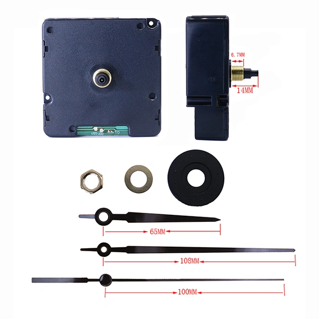 HD1688 DCF JJY MSF WWVB Radio Controlled Clock Movement Clock Mechanism with Metal Hands