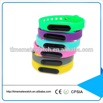 Colorful plastic rubber leather silicone material digital watch japan movement