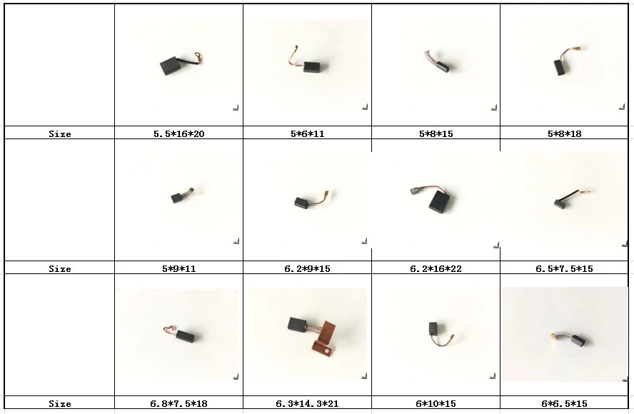 Carbon Brush Carbon Aeg Jigsaw Step 420/St 440/Step 500/Carbon Brushes Aeg 19-001 5X8X14.7/17 for Sbe10rl & Sbe420s Drills