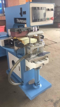 Transverse Flow Sealed Cup Pad Printer with cleaning system