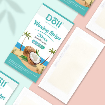 Coconut Wax Strips - Portable Hair Remover for Body, Bikini, and Face