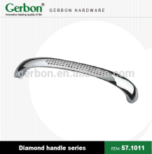 good looking u shape Zinc Alloy Crystal Handle