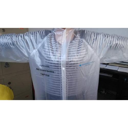 100% PVC đẹp không thấm nước mưa người lớn poncho