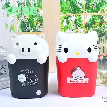 High quality novelty cute kids children trash can, car trash can,plastic mini trash can