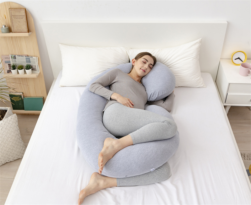 Maternidade travesseiro corporal para mulheres grávidas