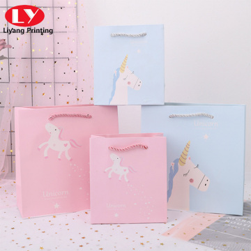 Unicorn Hand painted Cartoon Series Paper Handbags