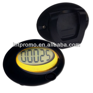 promotion novelty oval single function pedometer