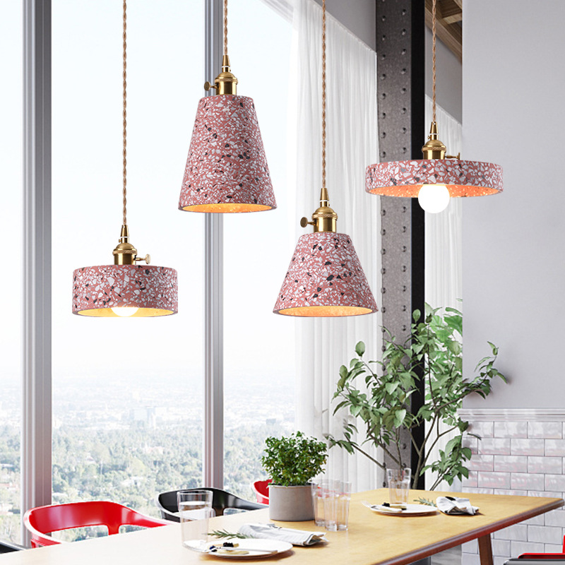 Colorful Concrete Pendant LightsofApplication Hanging Pendant Lantern