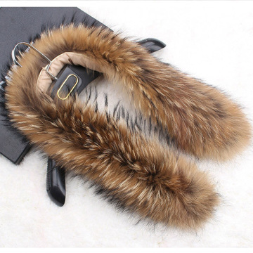 raccoon fur collar for garment