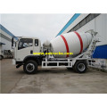 Dongfeng 3 CBM 6T Concrete Truck Mixers