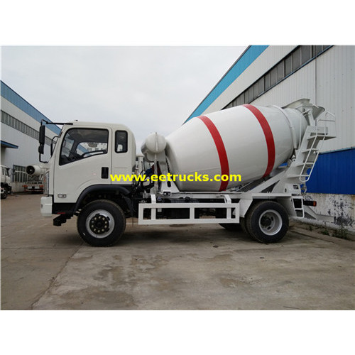 Dongfeng 3 CBM 6T Concrete Truck Mixers