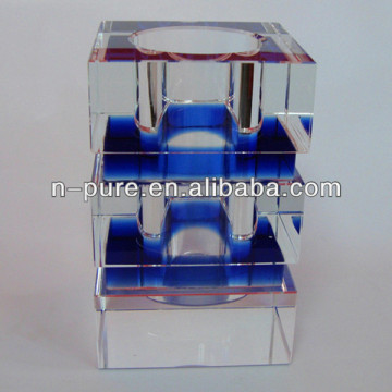 Fashion Crystal Glass Pen Holder