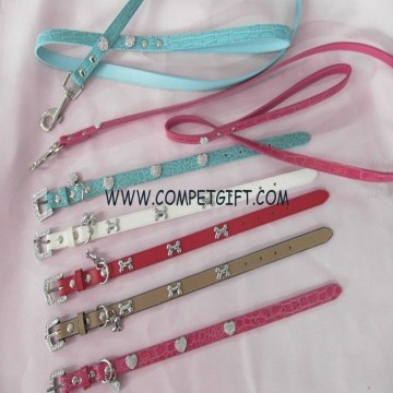 PU Leather Dog Leashes for Pet Collars