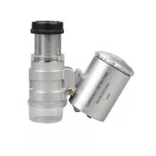 Portable Mini 60X Digital Magnifier No.9882: Jewellery Loupe with UV Light
