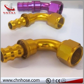 Best selling products Racing aluminum AN fitting hose ending fitting