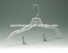 Fashionable garment usage translucent plastic hangers