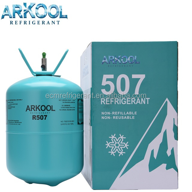 Export 11.3kg Disposable Cylinder  R507 Refrigerant Gas 99.9% high purity