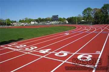 PU track material used in track and field