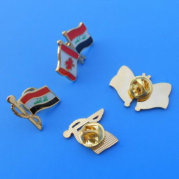 Country Friendship Gold Plating Metal Pin