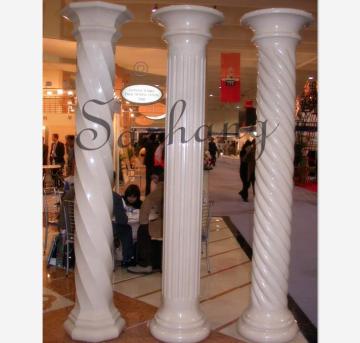Architectural White Marble Stone Column