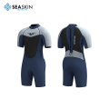 Seaskin Mens Front Zip Short Sleeve Diving Wetsuits