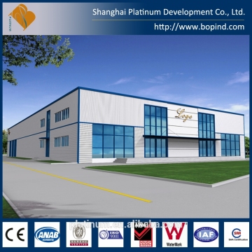 prefab steel low cost warehouse