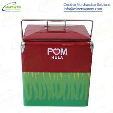 28 Liters Retro Metal Ice Cooler
