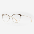 Club round Metal Women's Optical Frames