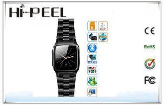 Smart Stainless Steel GSM Wrist Watch Phone Support E-book
