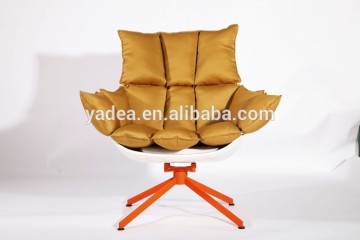 Latest design white fiberglass shell replica modern husk chair