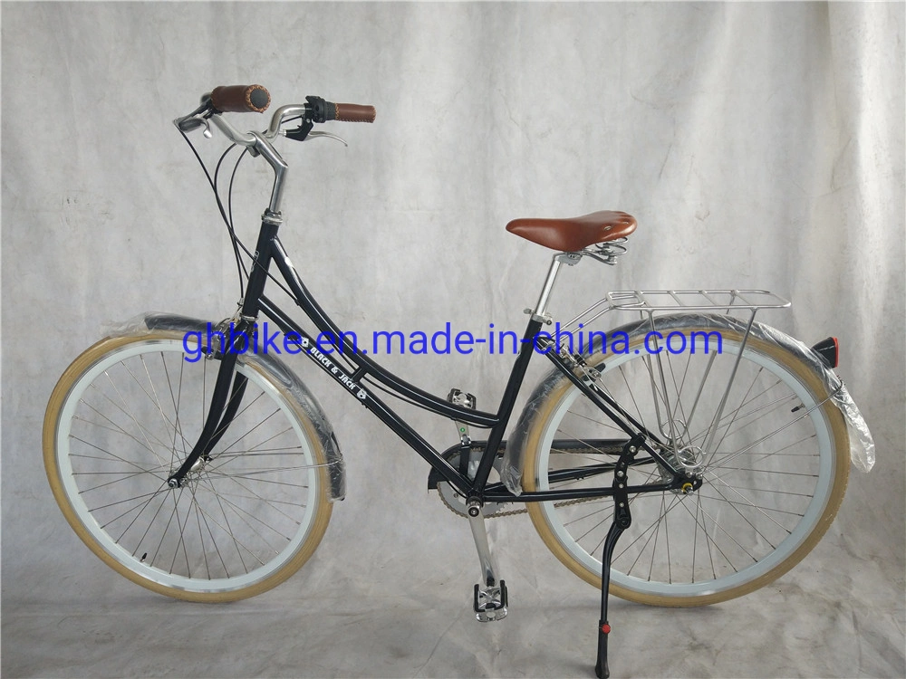 China Factory New Popular Nexus 3 Gear Vintage Lady City Cruiser Bike with Basket