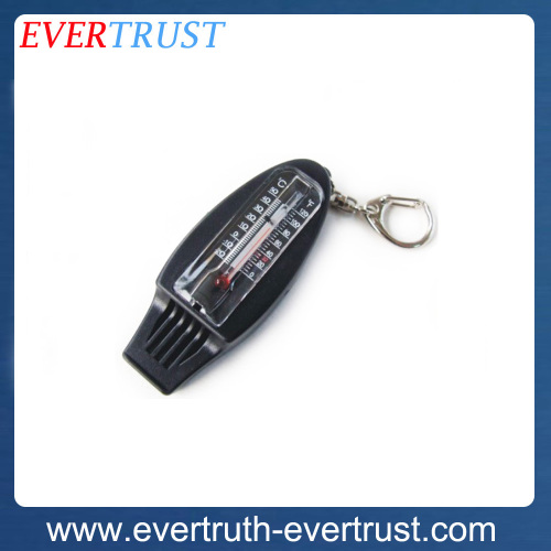 promotional outdoor custom keychain thermometer