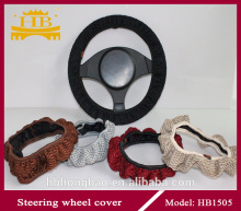 Cheap easily install car steering wheel cover