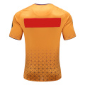 T-shirt da rugby da uomo Dry Fit color oro