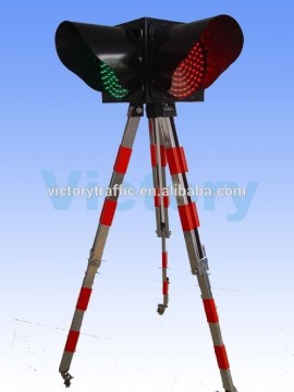 Moveable solar power traffic light, Temporary traffic signal light